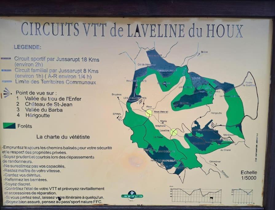 Gite Spa "La Foret Argentee" Proche Gerardmer Laveline-du-Houx Eksteriør bilde